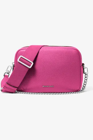 Michael Kors MK Bryant Medium Pebbled Leather Camera Crossbody Bag - - Michael Kors