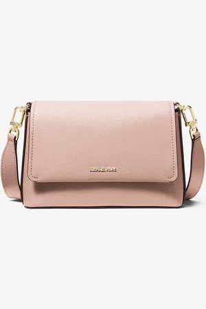 Michael Kors MK Nessa Small Leather Crossbody Bag - - Michael Kors