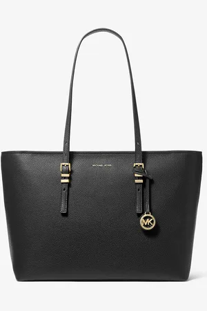 Michael Kors MK Quinn Large Pebbled Leather Tote Bag - - Michael Kors