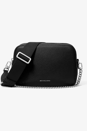 Michael Kors MK Bryant Medium Pebbled Leather Camera Crossbody Bag - - Michael Kors