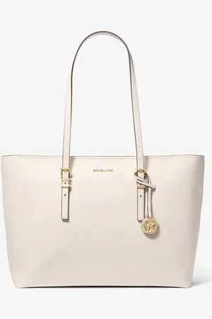 Michael Kors MK Quinn Large Pebbled Leather Tote Bag - - Michael Kors