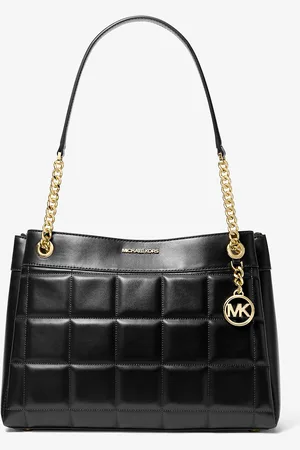 Michael Kors MK Susan Medium Quilted Leather Tote Bag - - Michael Kors
