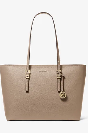 Michael Kors MK Quinn Large Pebbled Leather Tote Bag - - Michael Kors