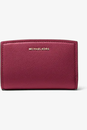 Michael Kors MK Bryant Medium Pebbled Leather Wallet - - Michael Kors