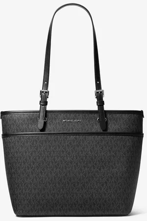 Michael Kors MK Winston Medium Signature Logo Pocket Tote Bag - - Michael Kors