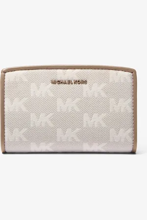 Michael Kors MK Bryant Medium Logo Jacquard Wallet - - Michael Kors