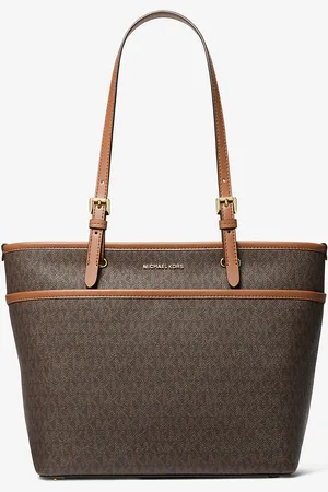 Michael Kors MK Winston Medium Signature Logo Pocket Tote Bag - - Michael Kors