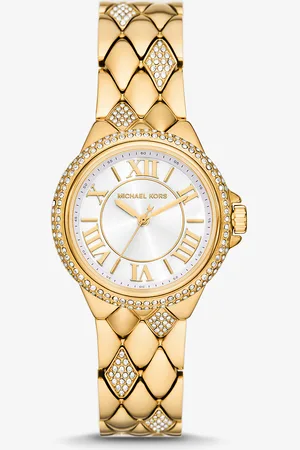 Michael Kors MK Mini Camille Pavé -Tone Watch -