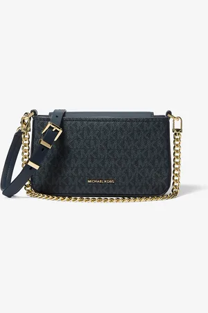 Michael Kors MK Bryant Small Signature Logo Convertible Pochette - - Michael Kors
