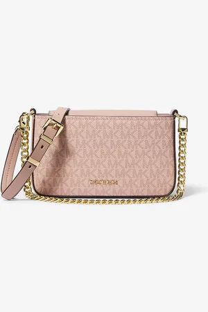 Michael Kors MK Bryant Small Signature Logo Convertible Pochette - - Michael Kors