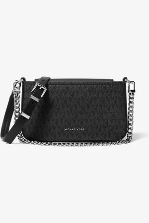 Michael Kors MK Bryant Small Signature Logo Convertible Pochette - - Michael Kors