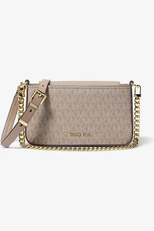 Michael Kors MK Bryant Small Signature Logo Convertible Pochette - - Michael Kors