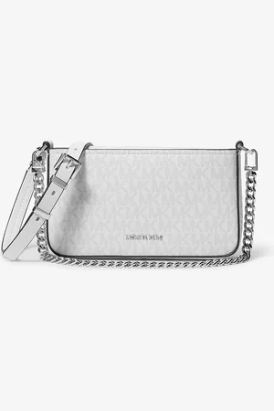 Michael Kors MK Bryant Small Signature Logo Convertible Pochette - - Michael Kors