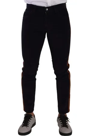 Dolce & Gabbana Slim-fit Trousers, male, , M, Cotton Stretch Skinny Corduroy Jeans