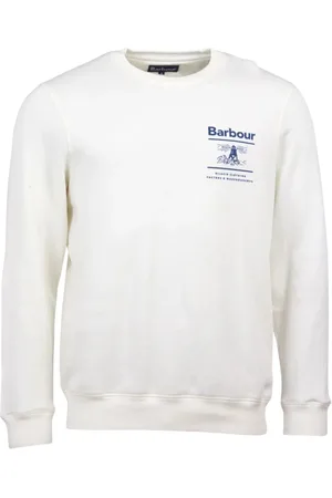 Barbour Sweatshirts, male, , XL, Training Shirt, Reed Crew Jumper for Men