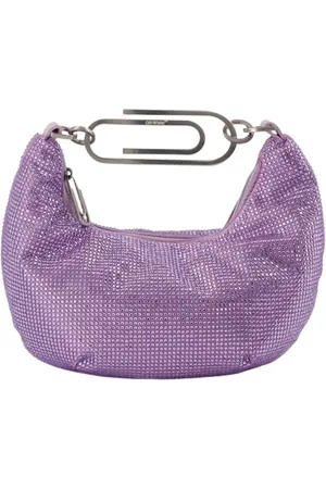 OFF-WHITE Handbags, female, , ONE SIZE, Binder Clip 20 Bag in Str / Lilac