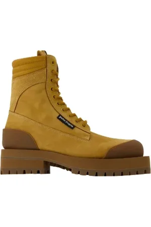 Palm Angels Lace-up Boots, female, , 3 UK, Suede Calfskin Ankle Boots