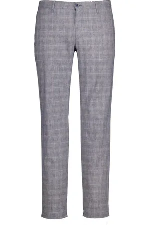 Alberto Chinos, male, , W35 L34, Checked Pattern Trousers