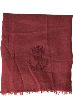 Dolce & Gabbana Luxurious Cashmere Knit Fringe Scarf
