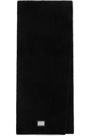 Dolce & Gabbana Knitted Scarf with Ribbed Trim