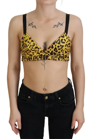 Dolce & Gabbana Leopard Bustier Bra Top