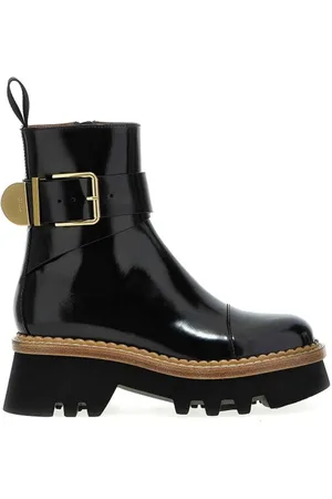 Chloé Ankle Boots, female, , 4 1/2 UK, Leather Ankle Boots