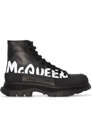 Alexander McQueen Lace-up Boots, male, , 6 UK, Boots with Oversized Rubber Sole
