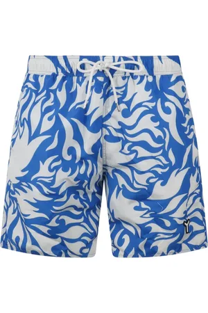 YES I AM Beachwear, male, , M, Printed Swim Short