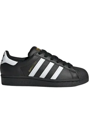 Black adidas shoes womens superstar best sale