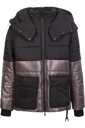 MAUNA KEA Black Two-Tone Padded Jacket Aw22