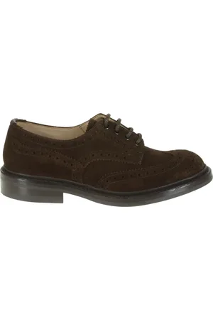 TRICKERS Laced Shoes, male, , 10 UK, Suede Lace-up Dainite Sole