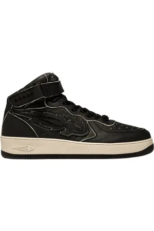 ENTERPRISE JAPAN Sneakers, male, , 6 UK, Streetwear-inspired Leather Trainers with Unique Details
