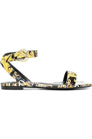 VERSACE Flat Sandals, female, , 3 UK, Multicolour Flat Sandals