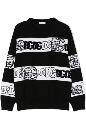 Dolce & Gabbana Sweatshirts, male, , 10 Y, Logo Print Training Shirt