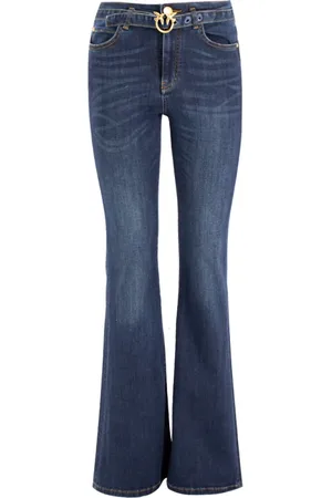 Pinko Flared Jeans, female, , W32, Dark Wash Flare Fit Jeans