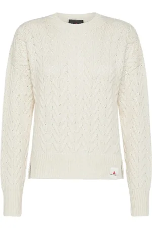 Peuterey Alpaca Cotton Jumper with Chevron Pattern