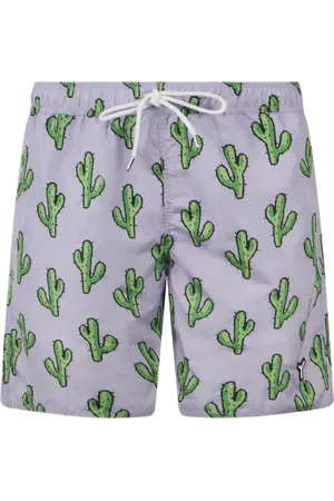 YES I AM Beachwear, male, , XL, Cactus Lilac Swim Short