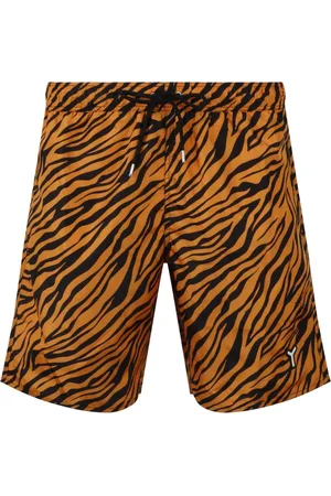 YES I AM Beachwear, male, , XL, Zebra Swimshort