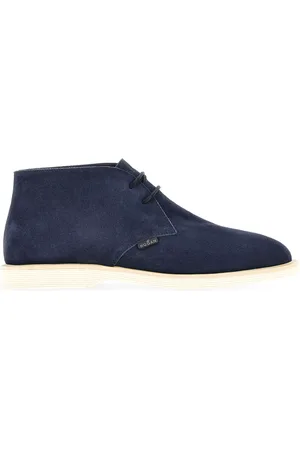 Hogan Lace-up Boots, male, , 6 1/2 UK, Suede Shoes