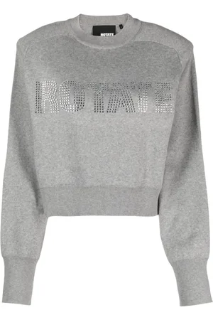 ROTATE Sweatshirts, female, , XL, Rotate Jumpers Grey
