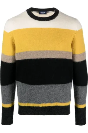 DRUMOHR Round-neck Knitwear, male, , L, Multicolour Sweatshirts for Men Aw23