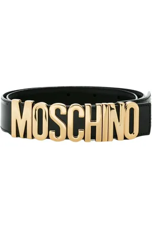 Moschino Belt In Leather With Logo