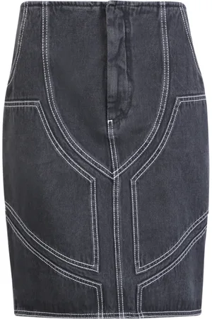 OFF-WHITE Denim Skirts, female, , S, Denim Skirt with Modern Twist