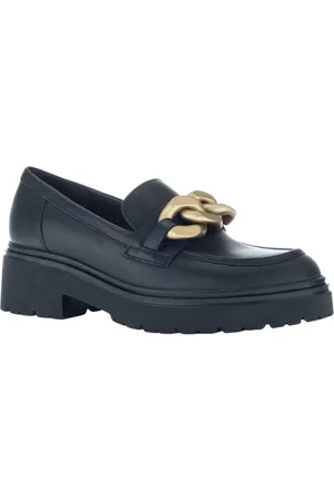 Gabor Loafers, female, , 5 UK, Gold Matte Closed Loafers