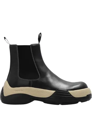 Lanvin Chelsea Boots, male, , 6 UK, Chelsea Boots with Logo