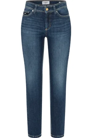 Cambio Slim-fit Jeans, female, , XL, Sophisticated Dark Used Piper Short Jeans