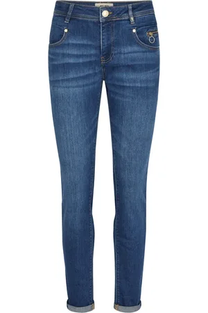 Mos Mosh Skinny Jeans, female, , W27, Chic Jeans with Zipper Detail