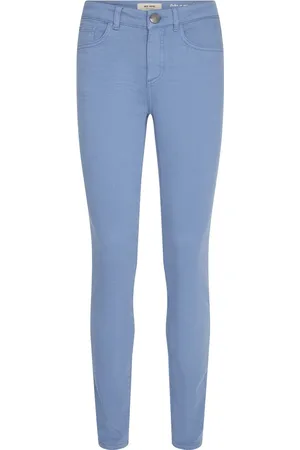 Mos Mosh Slim-Fit High-Rise Colour Trousers