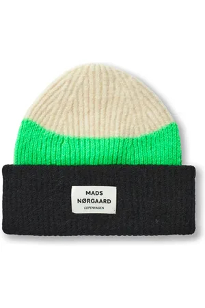 Mads Norgaard Striped Knit Hat