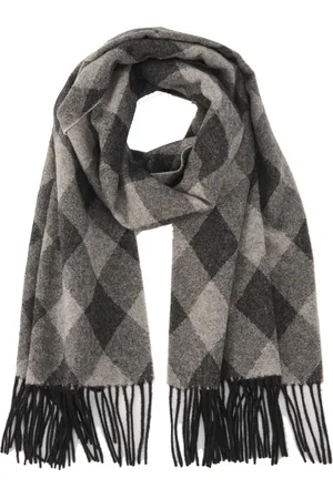 Part Two Winter Scarves, female, , ONE SIZE, Check Scarf with Fringes